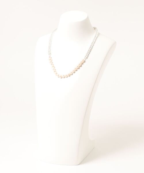 Editors Draw(エディターズドロー)の「バロックパール×チェーン ネックレス Ria. Jaysmee/リアジェイズミー(ネックレス・レディース・シルバー/ゴールド・ONE SIZE)」の4枚目の写真