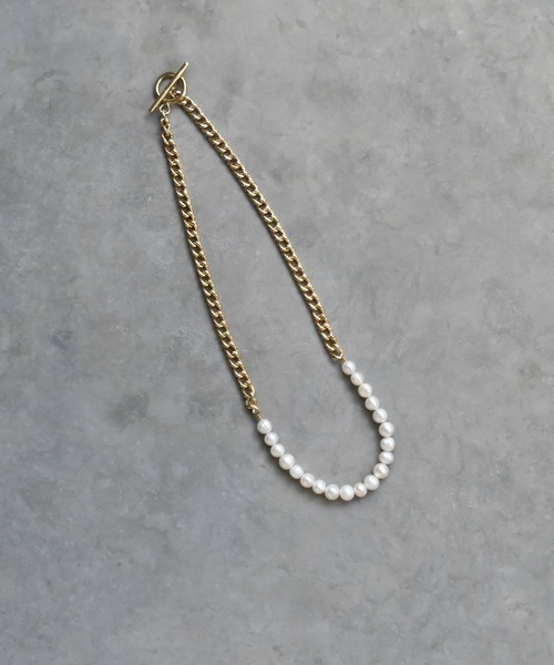 Editors Draw(エディターズドロー)の「バロックパール×チェーン ネックレス Ria. Jaysmee/リアジェイズミー(ネックレス・レディース・シルバー/ゴールド・ONE SIZE)」の7枚目の写真