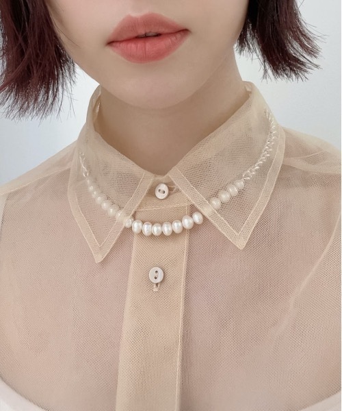 Editors Draw(エディターズドロー)の「バロックパール×チェーン ネックレス Ria. Jaysmee/リアジェイズミー(ネックレス・レディース・シルバー/ゴールド・ONE SIZE)」の9枚目の写真