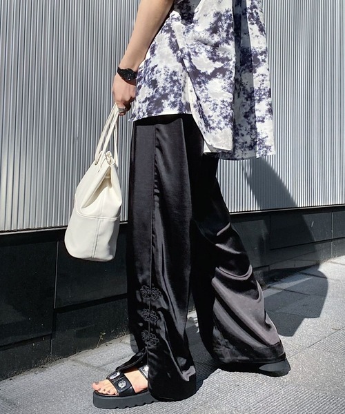 PAGEBOY（ページボーイ）の「チャイナスリットサテンパンツ