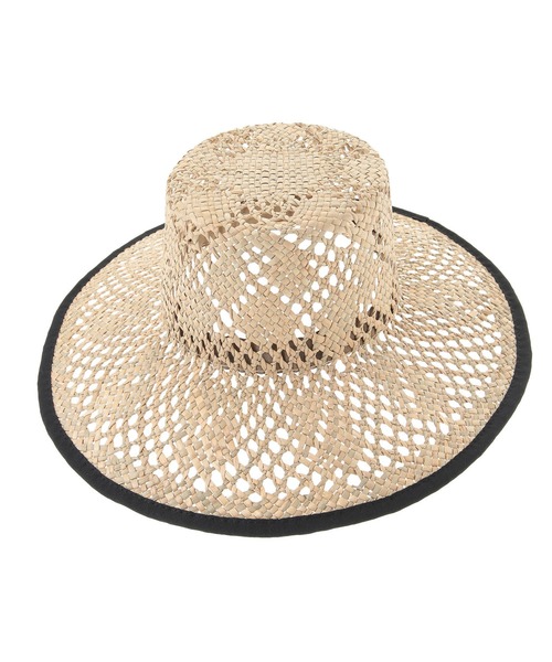 The Virgnia（ザ ヴァージニア）の「【Santelli Francesca】パイピングハット（ハット・レディース・ブラック・FREE）」の3枚目の写真