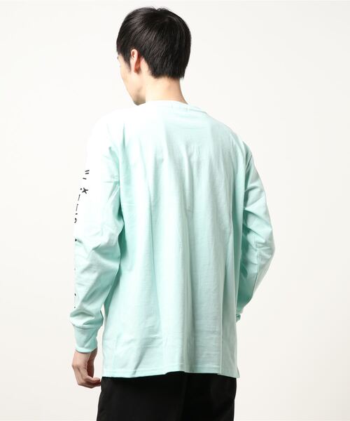 ARCHIVER(アーカイバ)の「【Bl】サーフプリント長袖Tシャツ 天竺(Tシャツ/カットソー・メンズ・グレー/ホワイト/ブラック/グリーン・LARGE/MEDIUM)」の6枚目の写真