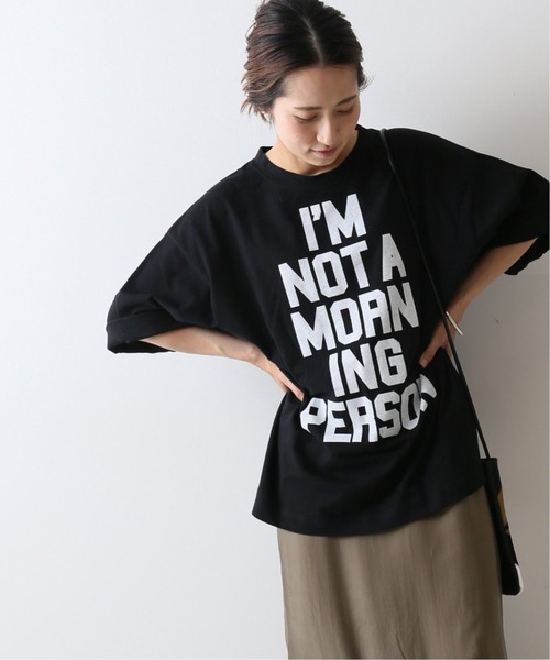 FRAMeWORK 【WEB限定】BIGロゴT フレームワーク　ブラック FRAMeWORK（フレームワーク）の「BIGロゴT9◇（Tシャツ
