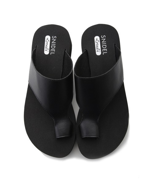 SNIDEL(スナイデル)の「【SNIDEL×Locals】コラボビーサン(サンダル・レディース・ブラック/アイボリー・SMALL/MEDIUM/LARGE)」の3枚目の写真