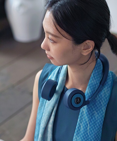 on the day（オンザデイ）の「【扇風機/ハンズフリー】W Fan Yoga Sirocco（生活家電・メンズ・グレー/シルバー/ネイビー/アイボリー/ベージュ/サックスブルー/ブラック・FREE）」の5枚目の写真