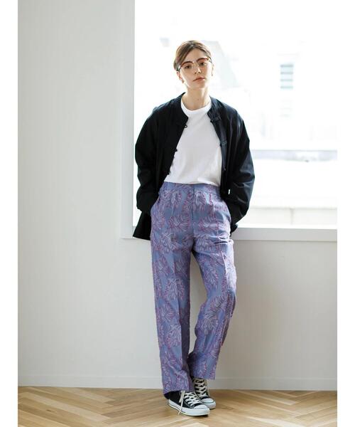 koe（コエ）の「チャイナシャツジャケット*（シャツ/ブラウス・レディース・インディゴブルー/ホワイト系その他2/ブルー系その他2・M/L）」の11枚目の写真