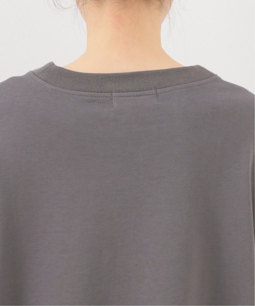 SLOBE IENA（スローブイエナ）の「ベビーコットン ミニ裏毛プルオーバー【手洗い可能】◆（Tシャツ/カットソー・レディース・ホワイト/ライトグレー/サックスブルー/グリーン・FREE）」の20枚目の写真