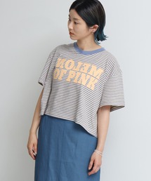 nitca | クスミボーダー　チビT(Tシャツ/カットソー)