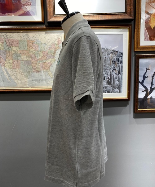 Munsingwear Grand-Slam（マンシングウェア　グランドスラム）の「Manerd鹿の子半袖シャツ（ポロシャツ・メンズ・ホワイト/ライトブルー/ネイビー/レッド/ブラック/ターコイズブルー/ピンク/ロイヤルブルー/ネイビー系/杢グレー/パープル/イエロー・LL/M/L/3L/S）」の19枚目の写真