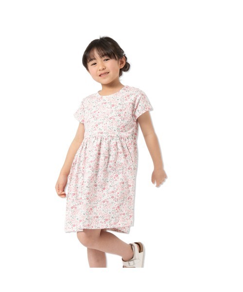 JAM & LINK（ジャムアンドリンク）の「総柄フレアワンピース（ワンピース・キッズ・ピンク系その他2/グレー系その他2/ホワイト系その他/ホワイト系その他2/グレー系その他/ブルー系その他/ブルー系その他2/ピンク系その他・130cm/110cm/90cm/140cm/100cm/80ｃｍ/120cm/90㎝）」の2枚目の写真
