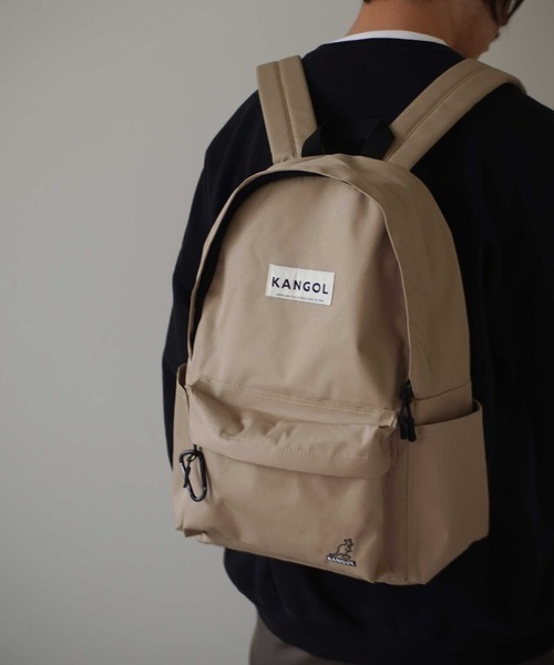 KANGOL(カンゴール)の「【 KANGOL / カンゴール 】 シンプル バックパック(バックパック/リュック・メンズ・グレー/ブラック/ベージュ・FREE)」の1枚目の写真