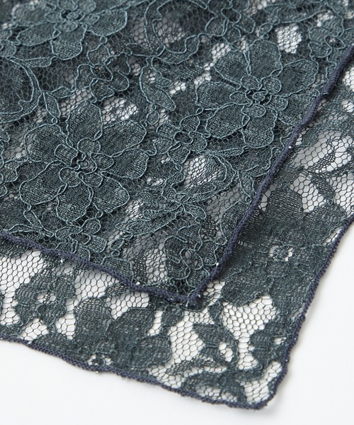 ふりふ（フリフ）の「コードレース半衿（和装小物・レディース・ラベンダー/グリーン/ブルー/オフホワイト・FREE）」の6枚目の写真