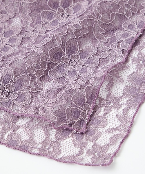 ふりふ（フリフ）の「コードレース半衿（和装小物・レディース・ラベンダー/グリーン/ブルー/オフホワイト・FREE）」の5枚目の写真