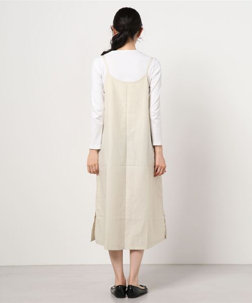 WESTSEA(ウエストシー)の「キャミソール ワンピース ロング(ワンピース・レディース・ベージュ・FREE)」の5枚目の写真