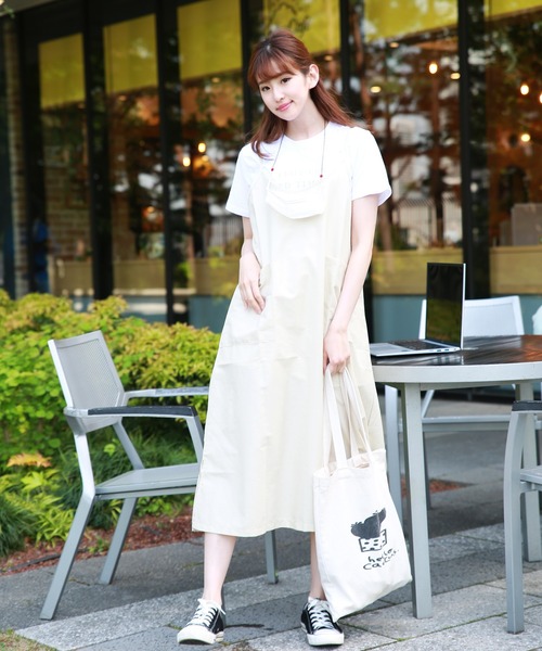 WESTSEA(ウエストシー)の「キャミソール ワンピース ロング(ワンピース・レディース・ベージュ・FREE)」の13枚目の写真