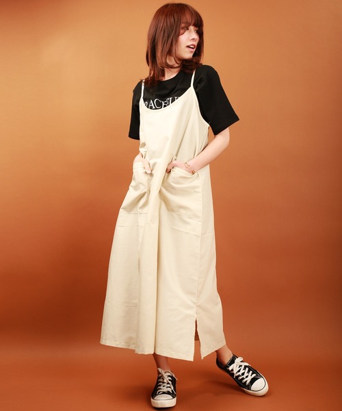 WESTSEA(ウエストシー)の「キャミソール ワンピース ロング(ワンピース・レディース・ベージュ・FREE)」の9枚目の写真