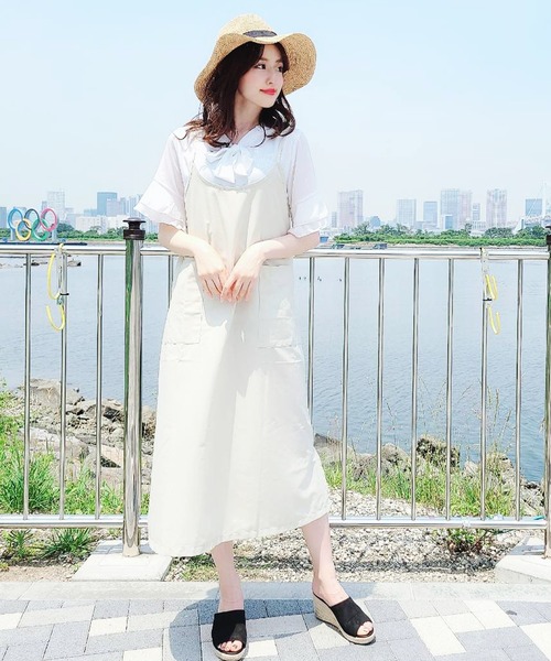 WESTSEA(ウエストシー)の「キャミソール ワンピース ロング(ワンピース・レディース・ベージュ・FREE)」の17枚目の写真