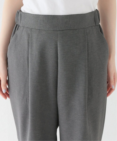 Simplicite(サンプリシテ)の「スラブツイルテーパードパンツ(スラックス・レディース・チャコールグレー/ベージュ・FREE)」の5枚目の写真