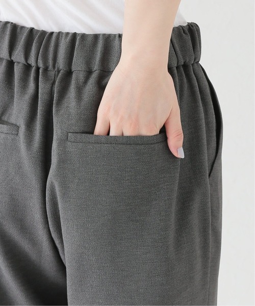 Simplicite(サンプリシテ)の「スラブツイルテーパードパンツ(スラックス・レディース・チャコールグレー/ベージュ・FREE)」の17枚目の写真