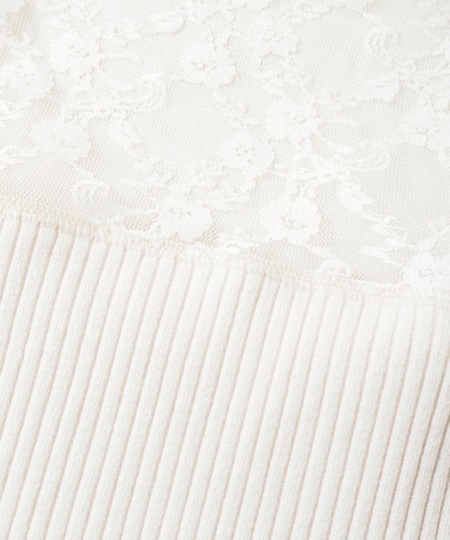 Crisp（クリスプ）の「レーストップタンク（タンクトップ・レディース・ブラウン/グレー/アイボリー・FREE）」の22枚目の写真