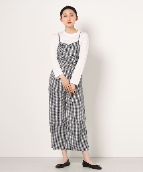 roial(ロイアル)の「ROIAL/ロイアル ロンパン R102GWP02(サロペット/オーバーオール・レディース・ブラック/ホワイト/グレー系その他・S/M)」の3枚目の写真