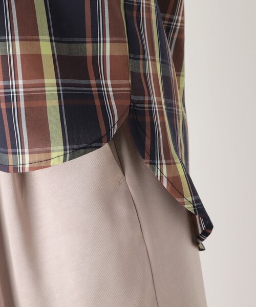 pink adobe(ピンクアドベ)の「◆【M-3L】ブロード袖タック ブラウス(シャツ/ブラウス・レディース・オフホワイト/ブラック系1/ネイビー系1/ネイビー系2・44/40/38/42)」の13枚目の写真