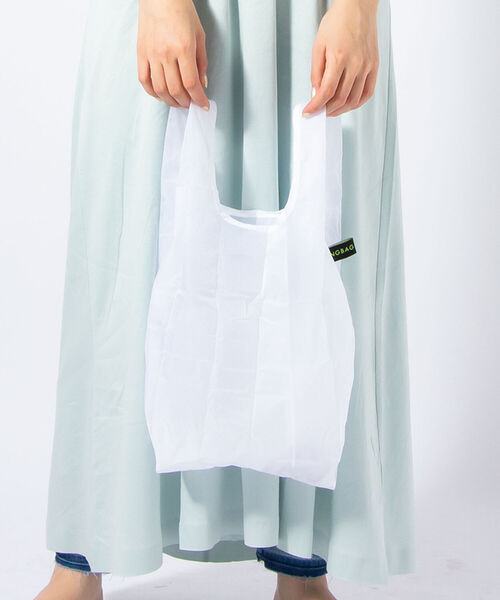 NOLLEY’S（ノーリーズ）の「HUNG BAG “M”（エコバッグ/サブバッグ・レディース・ホワイト/ブラック/ピンク/イエロー・FREE）」の2枚目の写真