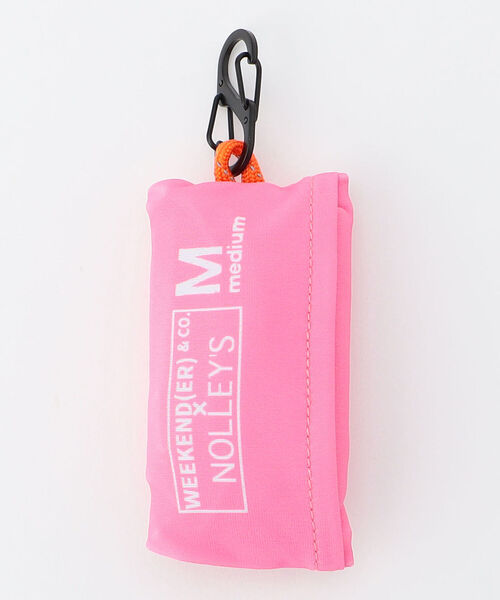 NOLLEY’S（ノーリーズ）の「HUNG BAG “M”（エコバッグ/サブバッグ・レディース・ホワイト/ブラック/ピンク/イエロー・FREE）」の17枚目の写真