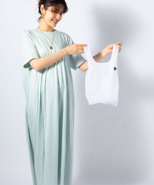 NOLLEY’S（ノーリーズ）の「HUNG BAG “M”（エコバッグ/サブバッグ・レディース・ホワイト/ブラック/ピンク/イエロー・FREE）」の12枚目の写真