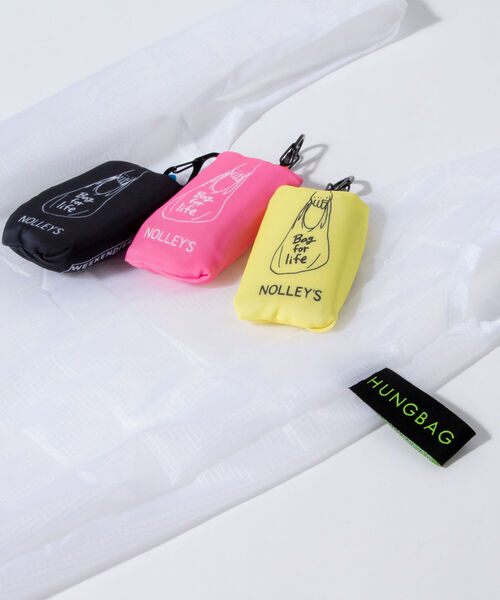 NOLLEY’S（ノーリーズ）の「HUNG BAG “M”（エコバッグ/サブバッグ・レディース・ホワイト/ブラック/ピンク/イエロー・FREE）」の15枚目の写真