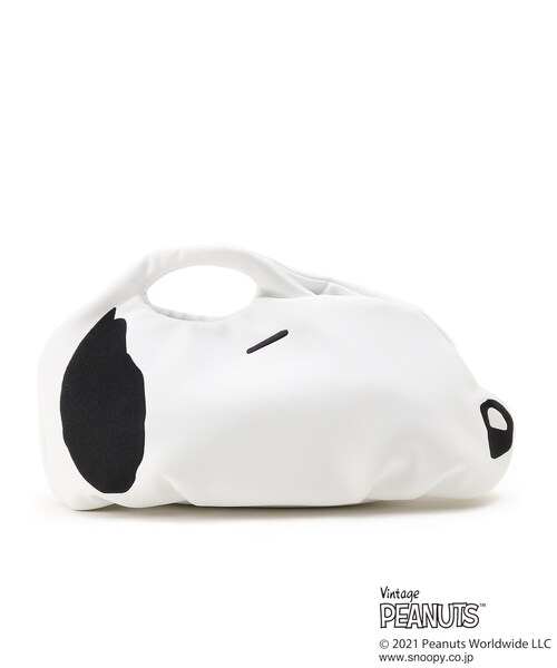 SOUP（スープ）の「◆SOUP×PEANUTSコラボスヌーピーフェイスバッグ（ハンドバッグ・レディース・ホワイト・00）」の8枚目の写真