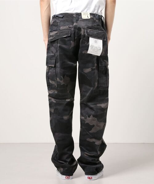 AVIREX（アヴィレックス）の「AVIREX(アヴィレックス)  CAMOUFLAGE FATIGUE PANTS/ 迷彩ファティーグパンツ/　カーゴパンツ（カーゴパンツ・メンズ・その他/グレー系カモフラージュ・SMALL/MEDIUM/X-LARGE/XX-LARGE/LARGE）」の4枚目の写真