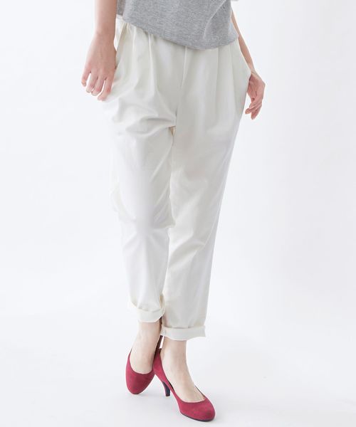 Another Edition（アナザーエディション）の「【店舗限定】チノテーパードパンツ/ae CHINO TPD PT（チノパンツ・レディース・ネイビー/オフホワイト/その他1・SMALL/LARGE/MEDIUM）」の2枚目の写真