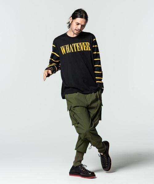 glamb（グラム）の「Long rib cargo pants / ロングリブカーゴ