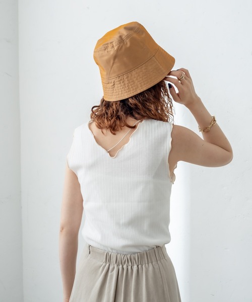 mystic(ミスティック)の「キャセ シャイニーバケットハット(ハット・レディース・ベージュ/カーキ/ボルドー・FREE)」の9枚目の写真