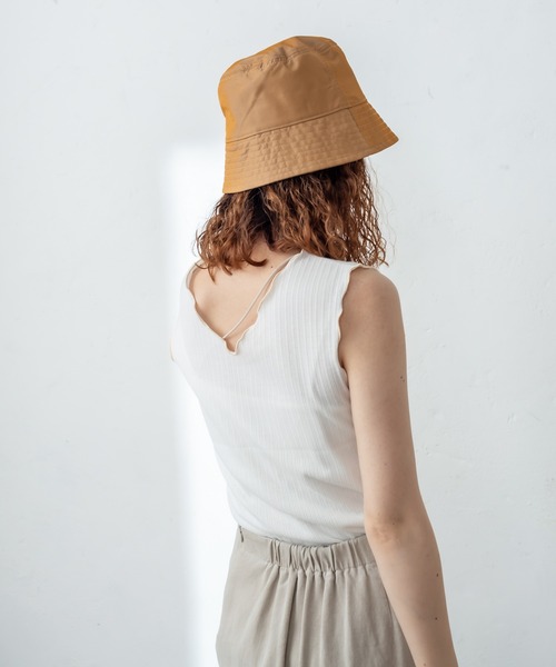 mystic(ミスティック)の「キャセ シャイニーバケットハット(ハット・レディース・ベージュ/カーキ/ボルドー・FREE)」の8枚目の写真