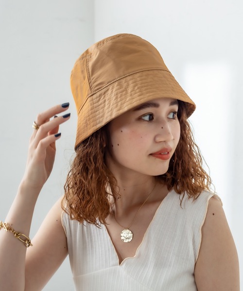 mystic(ミスティック)の「キャセ シャイニーバケットハット(ハット・レディース・ベージュ/カーキ/ボルドー・FREE)」の7枚目の写真