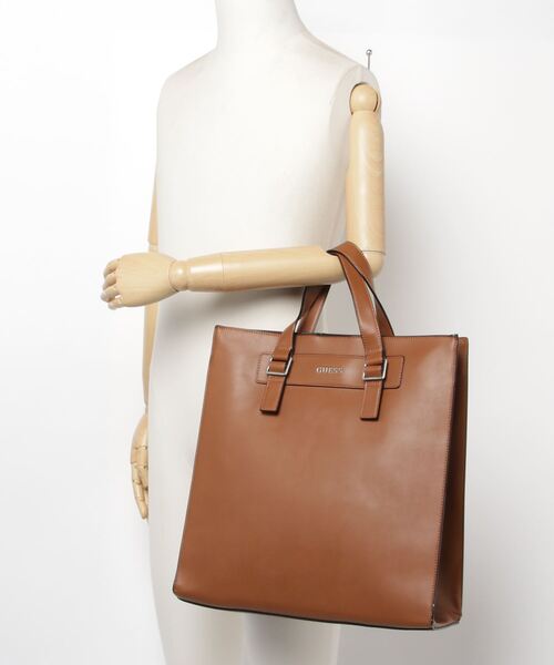 Guess（ゲス）の「SCALA Shopper（トートバッグ・メンズ・ブラウン・ONE SIZE）」の13枚目の写真