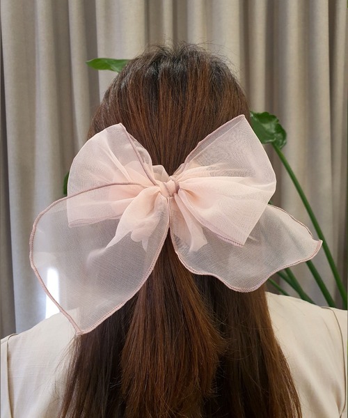 CEMONEMO(セモネモ)の「パイピング シアーシュシュ(シュシュ・レディース・ブラック/グレー/ブラウン/コーラル/アイボリー・FREE)」の14枚目の写真