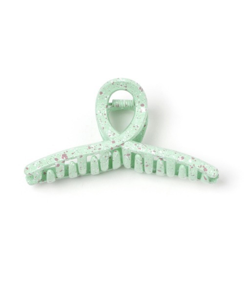 Me%（ミィパーセント）の「ペイントKNOTバンスクリップ（バレッタ/ヘアクリップ・レディース・ミント/ラベンダー・FREE）」の5枚目の写真