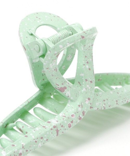 Me%（ミィパーセント）の「ペイントKNOTバンスクリップ（バレッタ/ヘアクリップ・レディース・ミント/ラベンダー・FREE）」の7枚目の写真