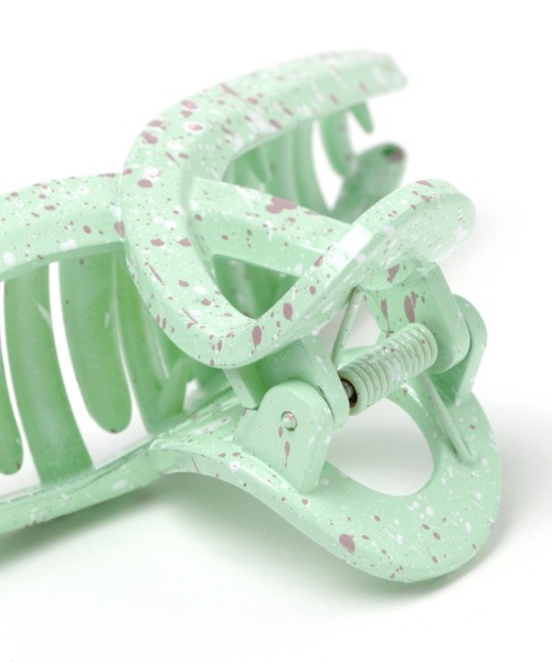 Me%（ミィパーセント）の「ペイントKNOTバンスクリップ（バレッタ/ヘアクリップ・レディース・ミント/ラベンダー・FREE）」の8枚目の写真