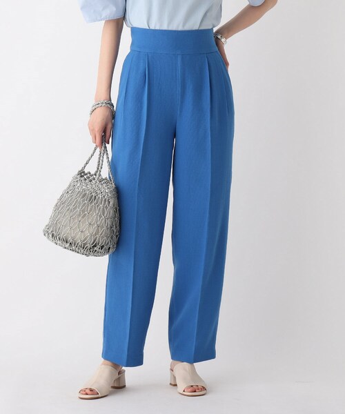 AG by aquagirl(エージーバイアクアガール)の「◆コットンパナマパンツ【WEB限定サイズ】(その他パンツ・レディース・ブルー/ライトオレンジ系/ブラック・40/38/36)」の2枚目の写真