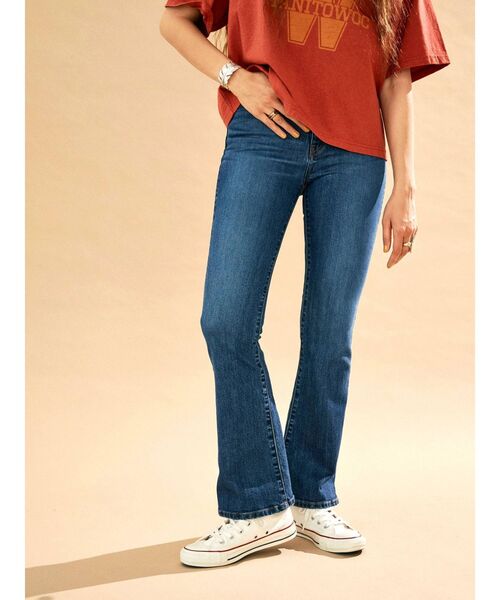 Ungrid（アングリッド）の「ストレッチフレアデニム（デニムパンツ・レディース・ブラック/ブルー・26inch/24inch/25inch）」の13枚目の写真