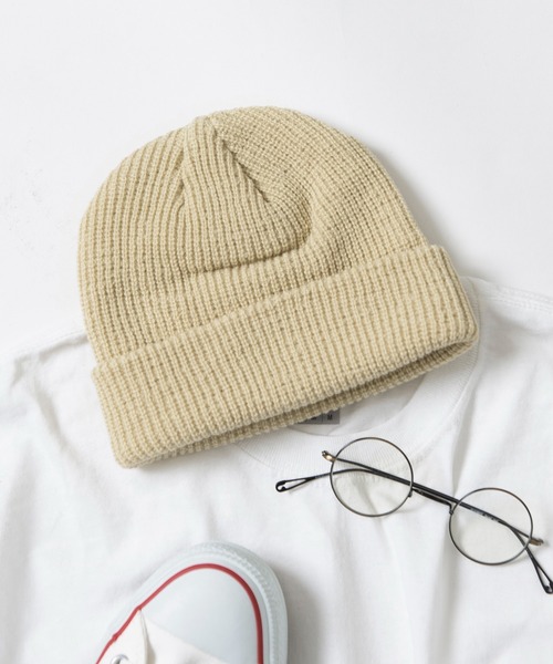 SETUP7（セットアップセブン）の「【SETUP7】アーバンショートローワッチキャップ KNF（キャップ・レディース・ホワイト/ブラック/グレー/レッド・FREE）」の2枚目の写真