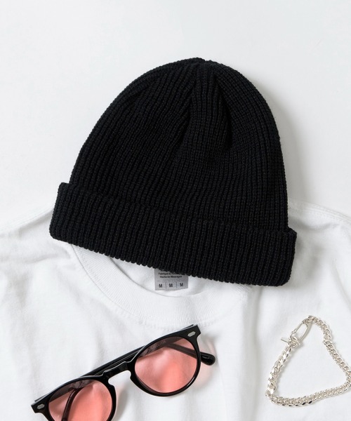 SETUP7（セットアップセブン）の「【SETUP7】アーバンショートローワッチキャップ KNF（キャップ・レディース・ホワイト/ブラック/グレー/レッド・FREE）」の3枚目の写真