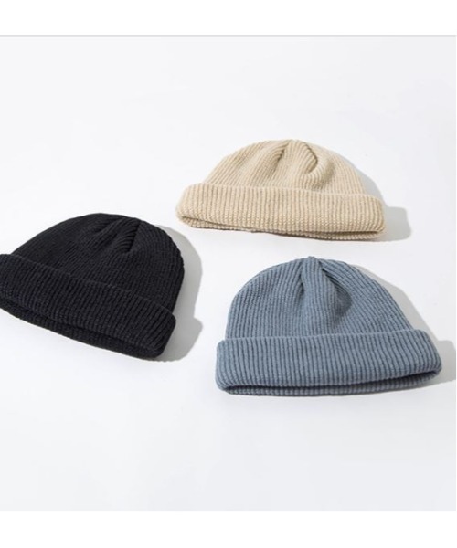 SETUP7（セットアップセブン）の「【SETUP7】アーバンショートローワッチキャップ KNF（キャップ・レディース・ホワイト/ブラック/グレー/レッド・FREE）」の7枚目の写真