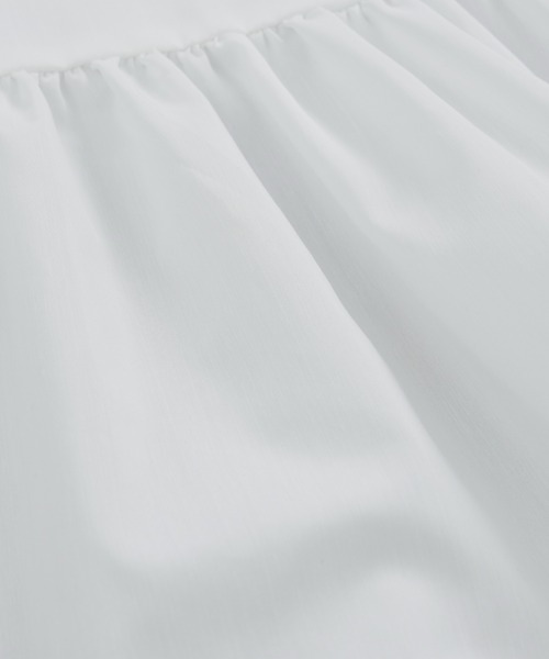 MERLOT（メルロー）の「ふんわりひらっとティアードブラウス（シャツ/ブラウス・レディース・ホワイト/ブラック/グリーン・FREE）」の7枚目の写真