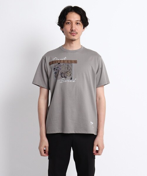 TAKEO KIKUCHI(タケオキクチ)の「◆The Message トリップトランク プリント Tシャツ(Tシャツ/カットソー・メンズ・ホワイト/ブラウン系その他・02/03/04)」の21枚目の写真