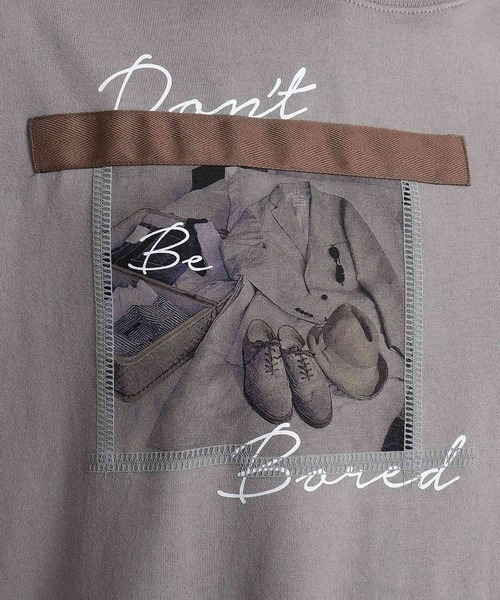 TAKEO KIKUCHI(タケオキクチ)の「◆The Message トリップトランク プリント Tシャツ(Tシャツ/カットソー・メンズ・ホワイト/ブラウン系その他・02/03/04)」の6枚目の写真